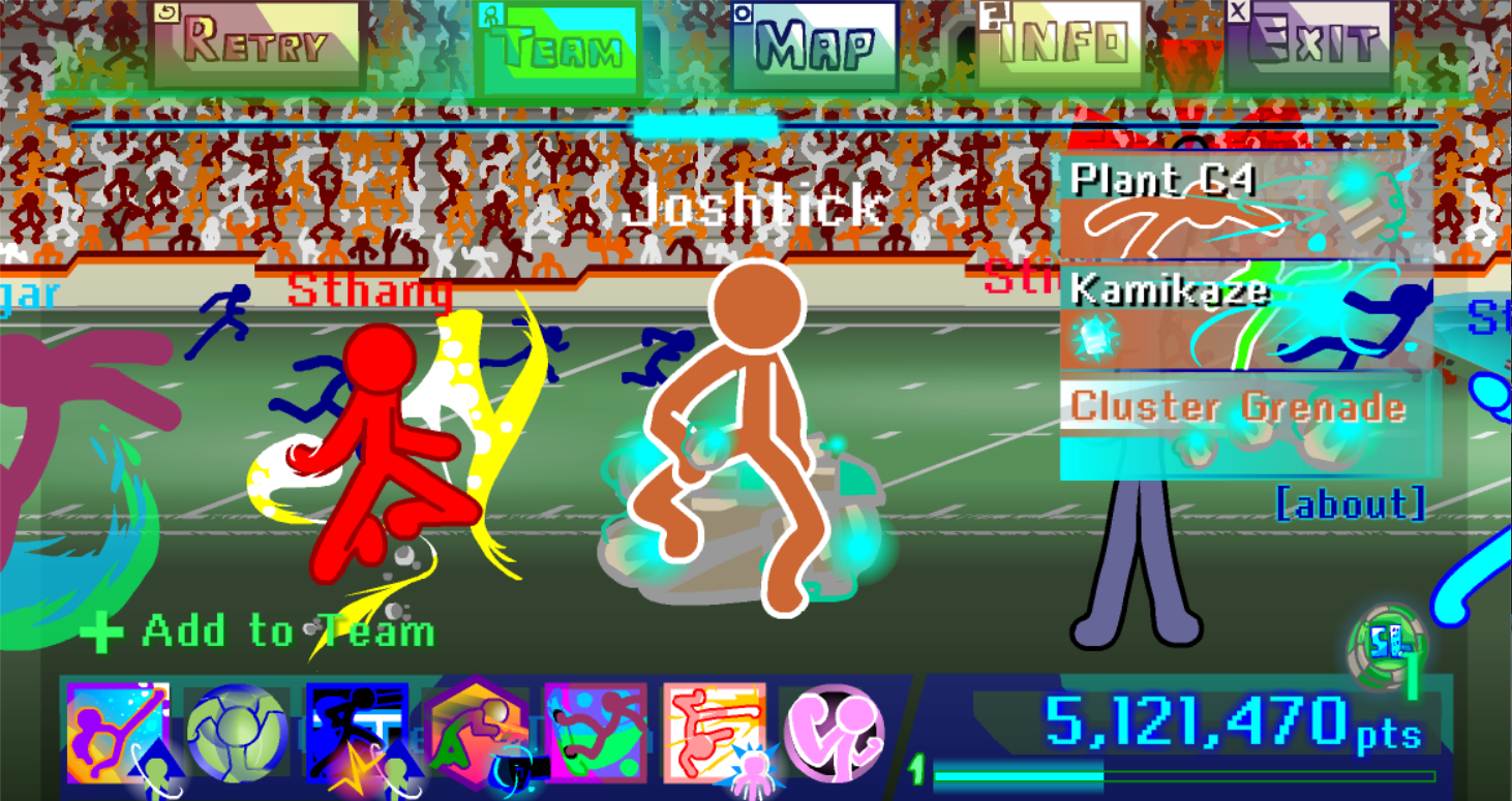 Slush Invaders: Game