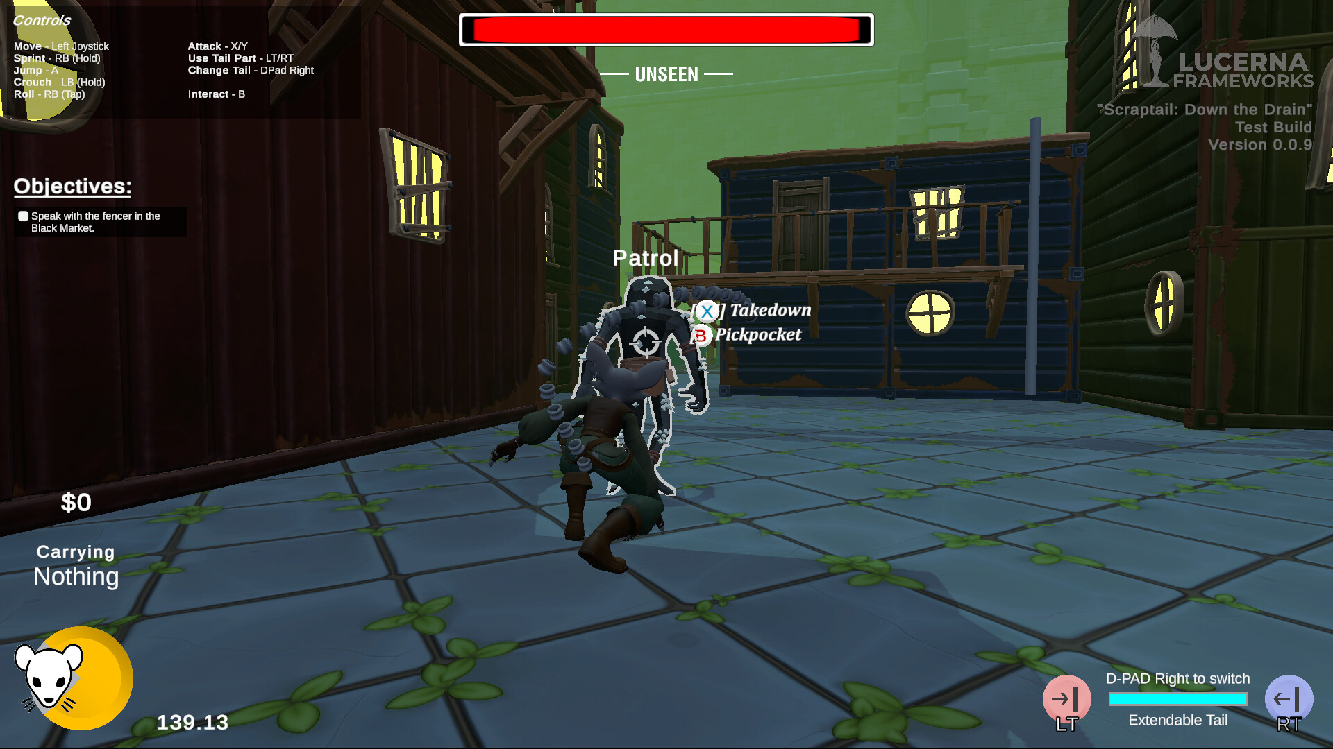 Scraptail: Down the Drain