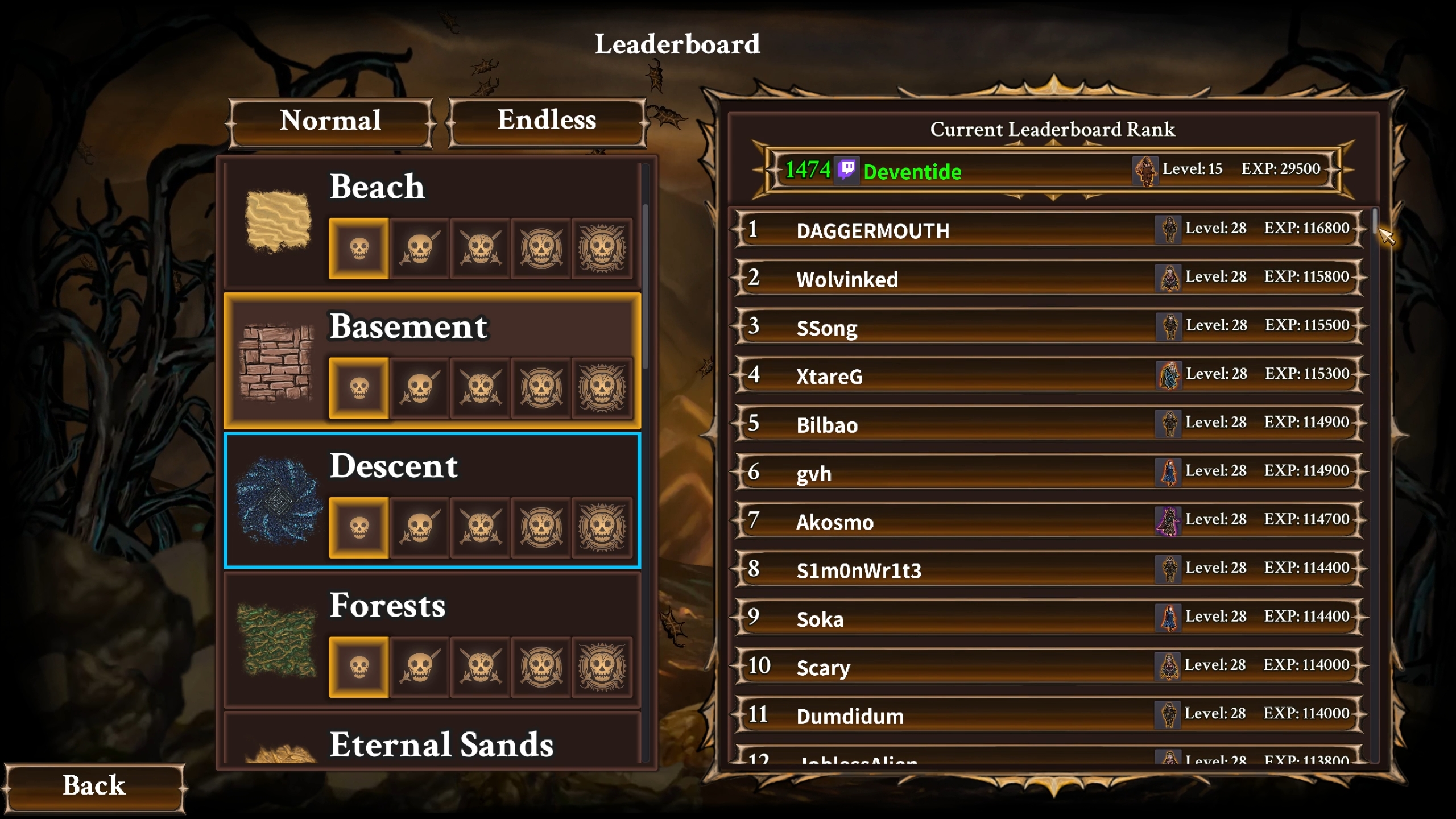 Striving for Light: Survival