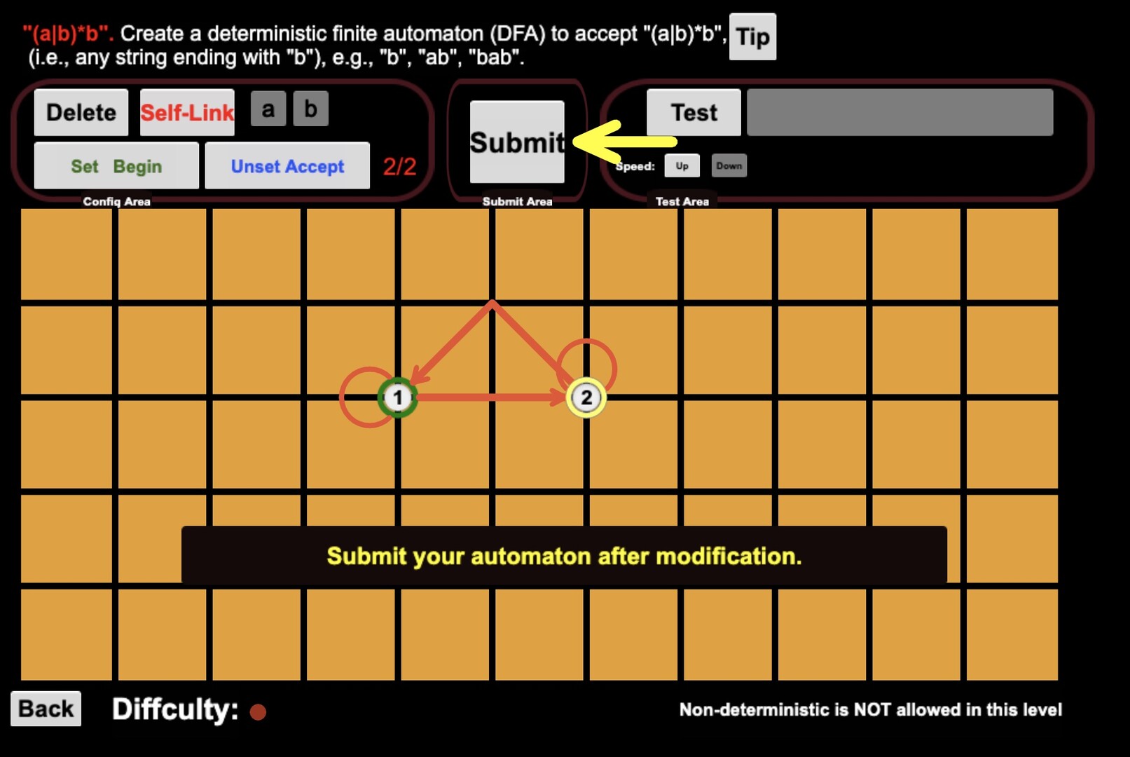 Finite State Automaton Challenges 2