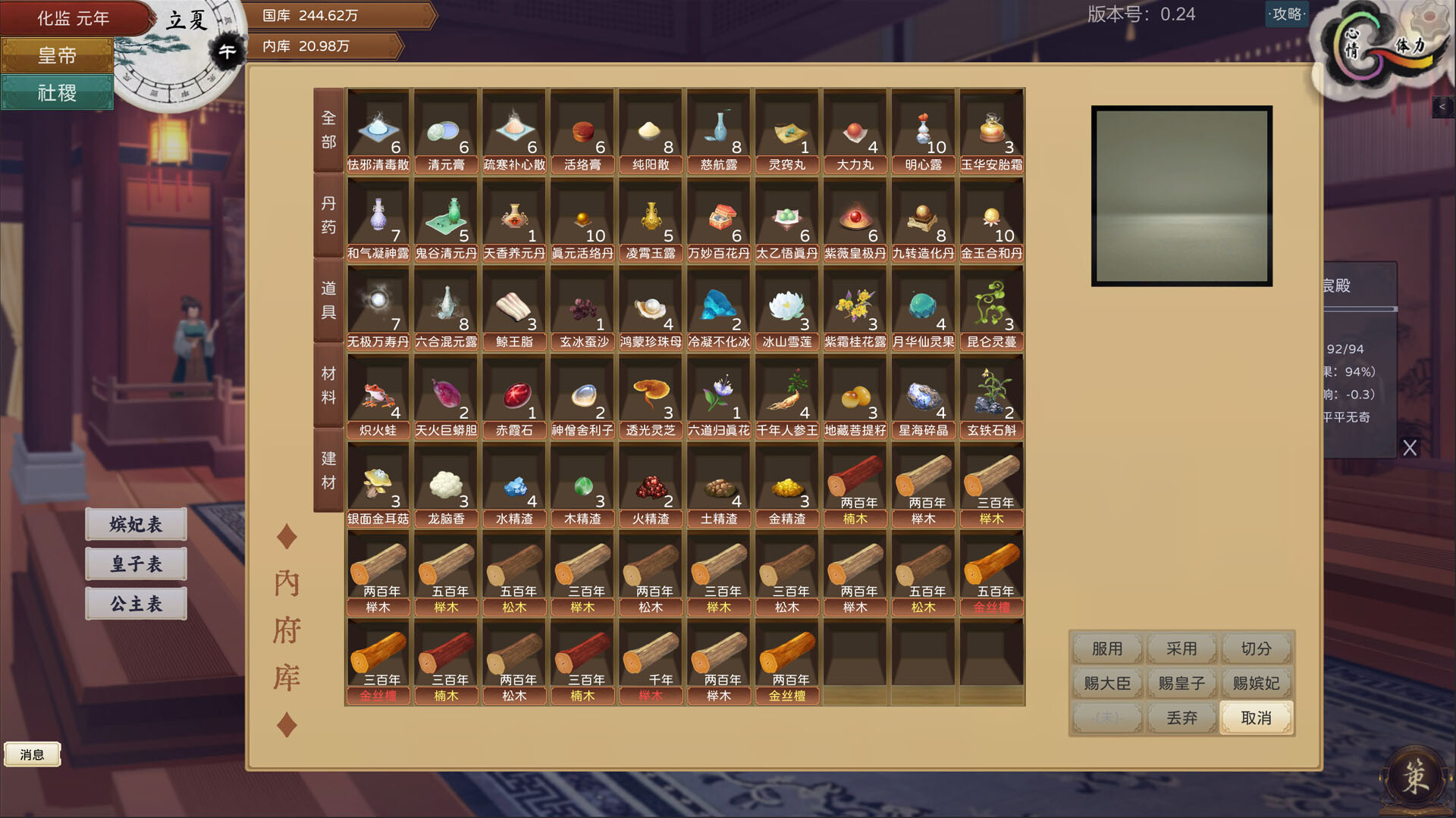 The Emperor and State