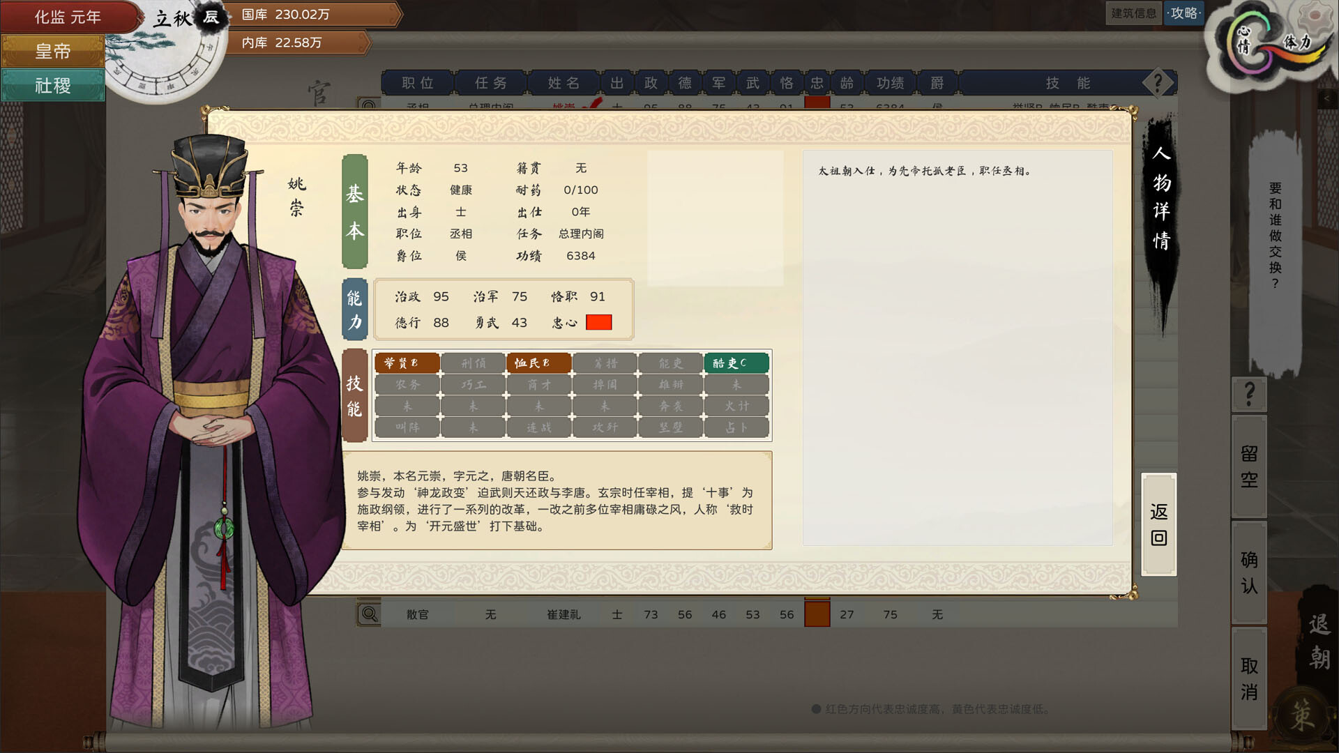 The Emperor and State