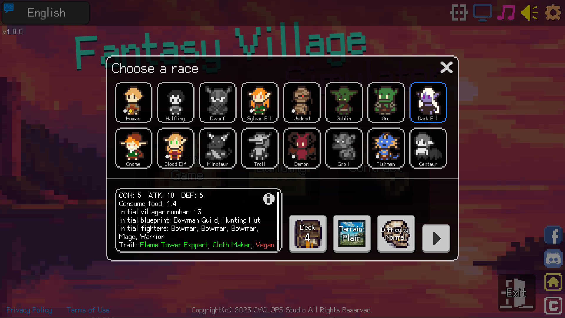 Fantasy Village Simulator