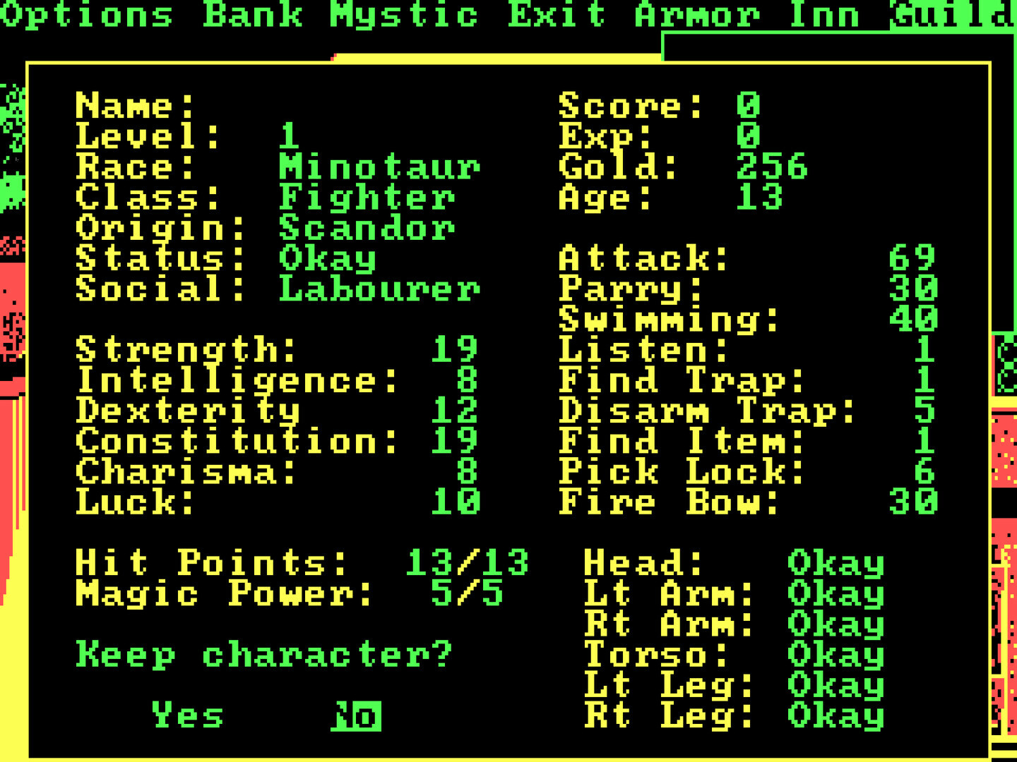 Phantasie Memorial Set