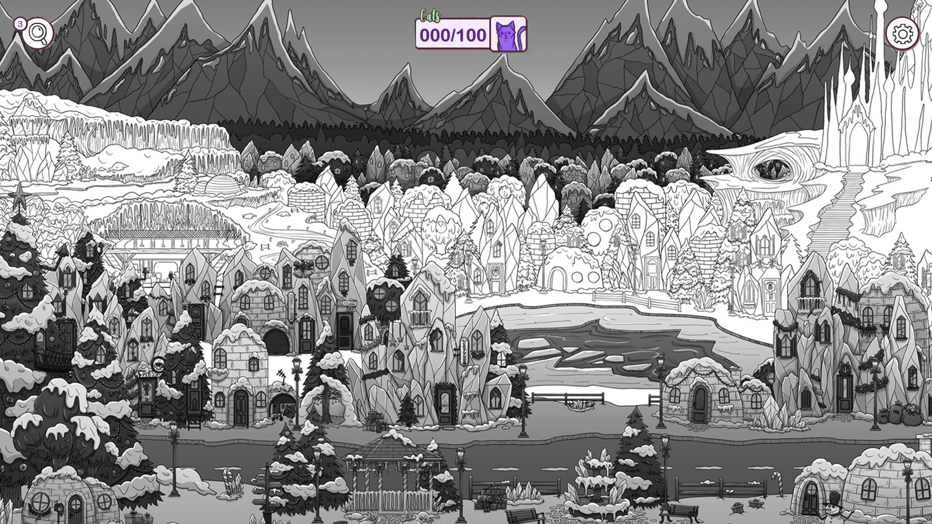 Hidden Cats in Santa’s Realm