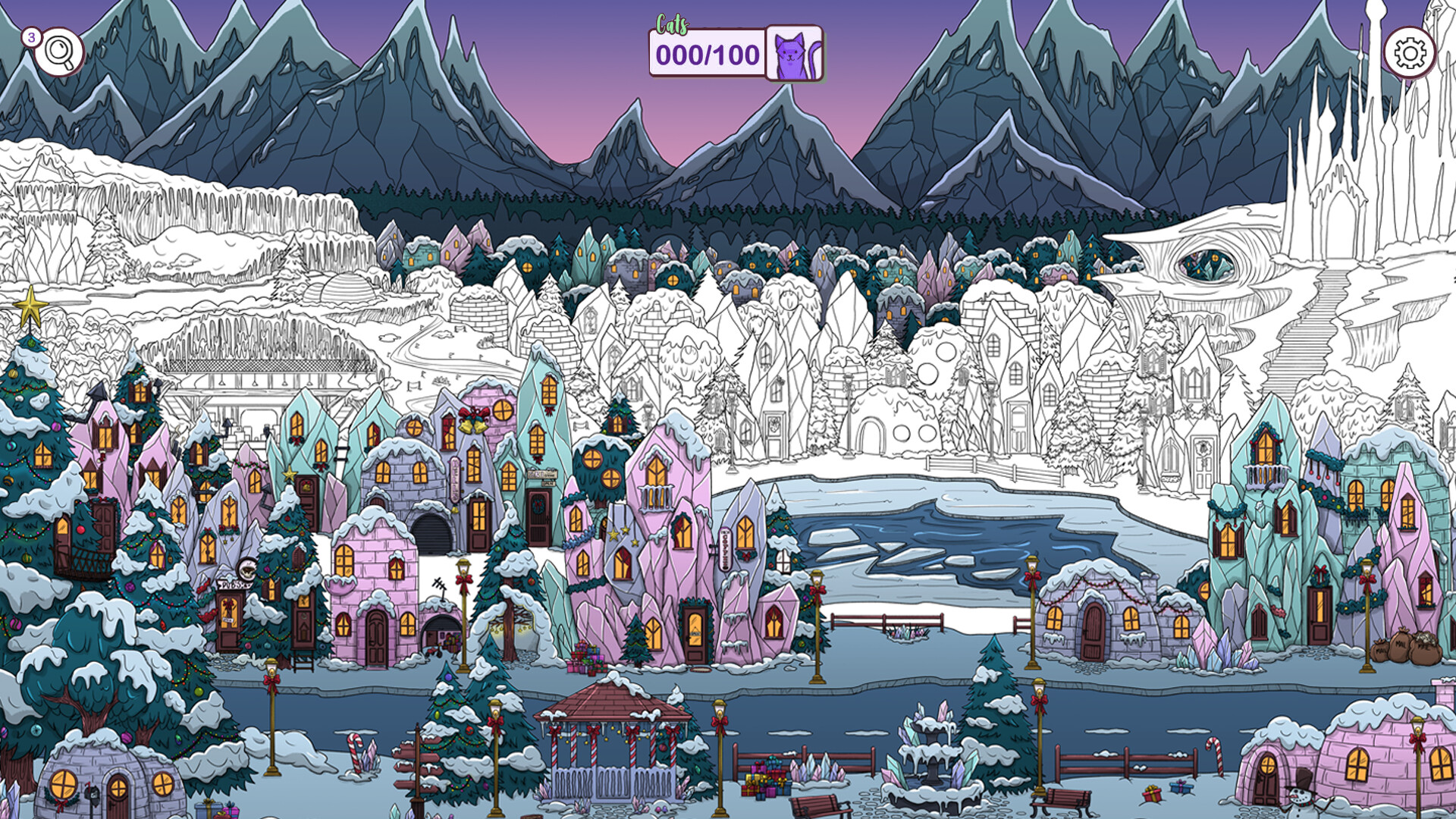 Hidden Cats in Santa’s Realm