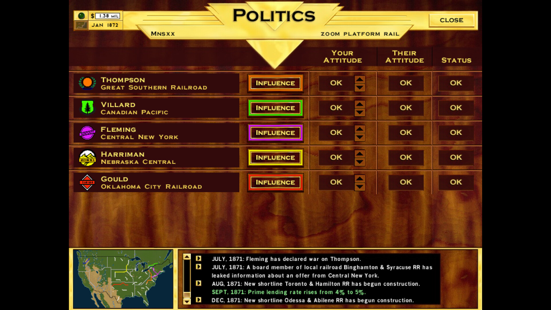 Rails Across America