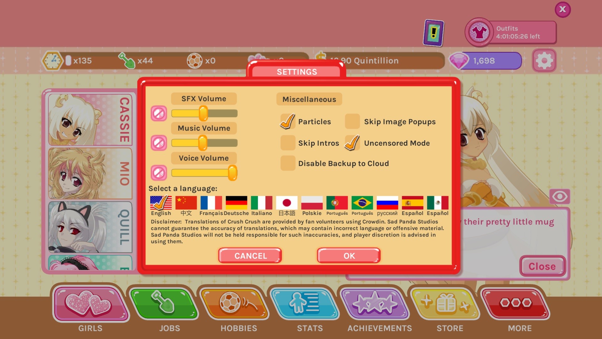 Crush Crush: – 18+ Naughty