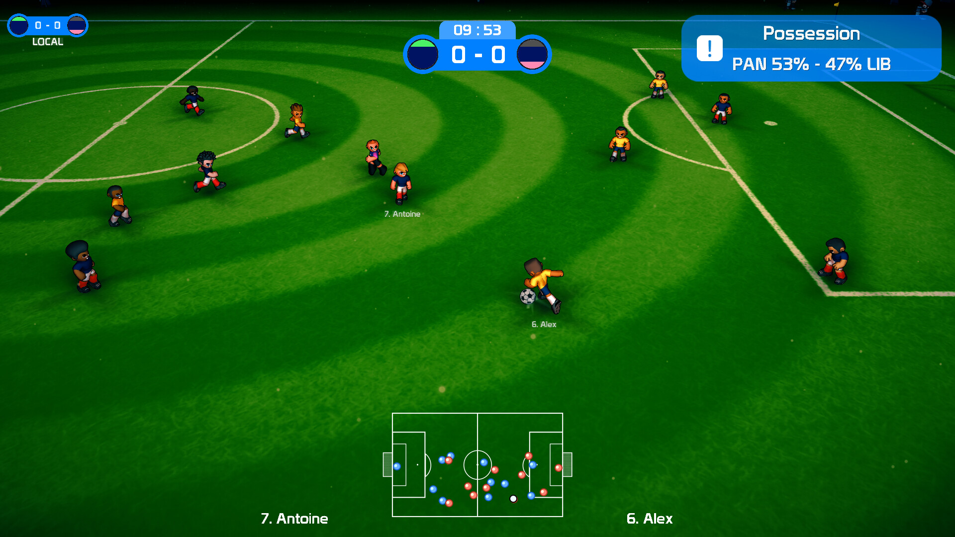 Charrua Soccer: Mirror Edition
