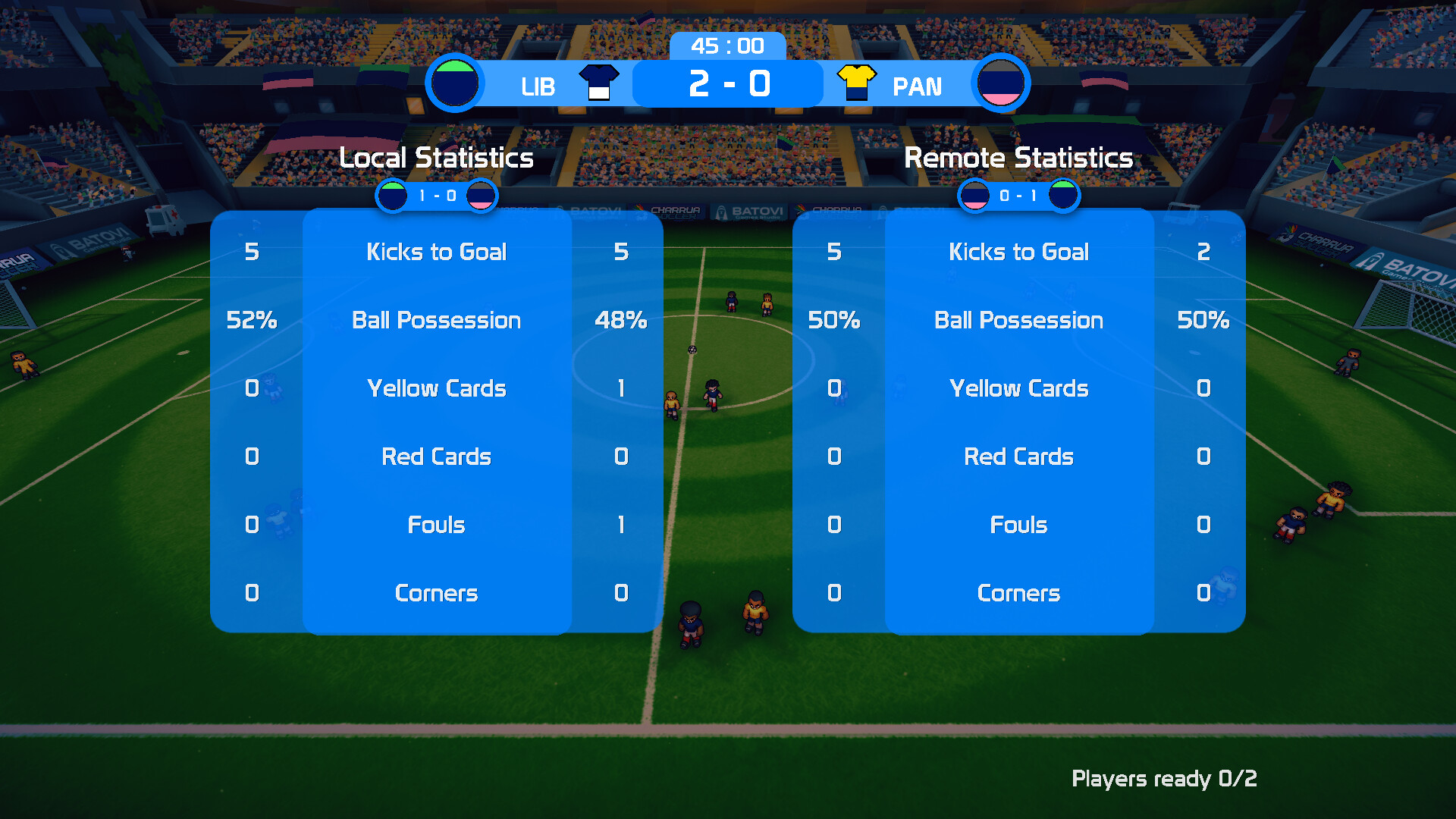 Charrua Soccer: Mirror Edition