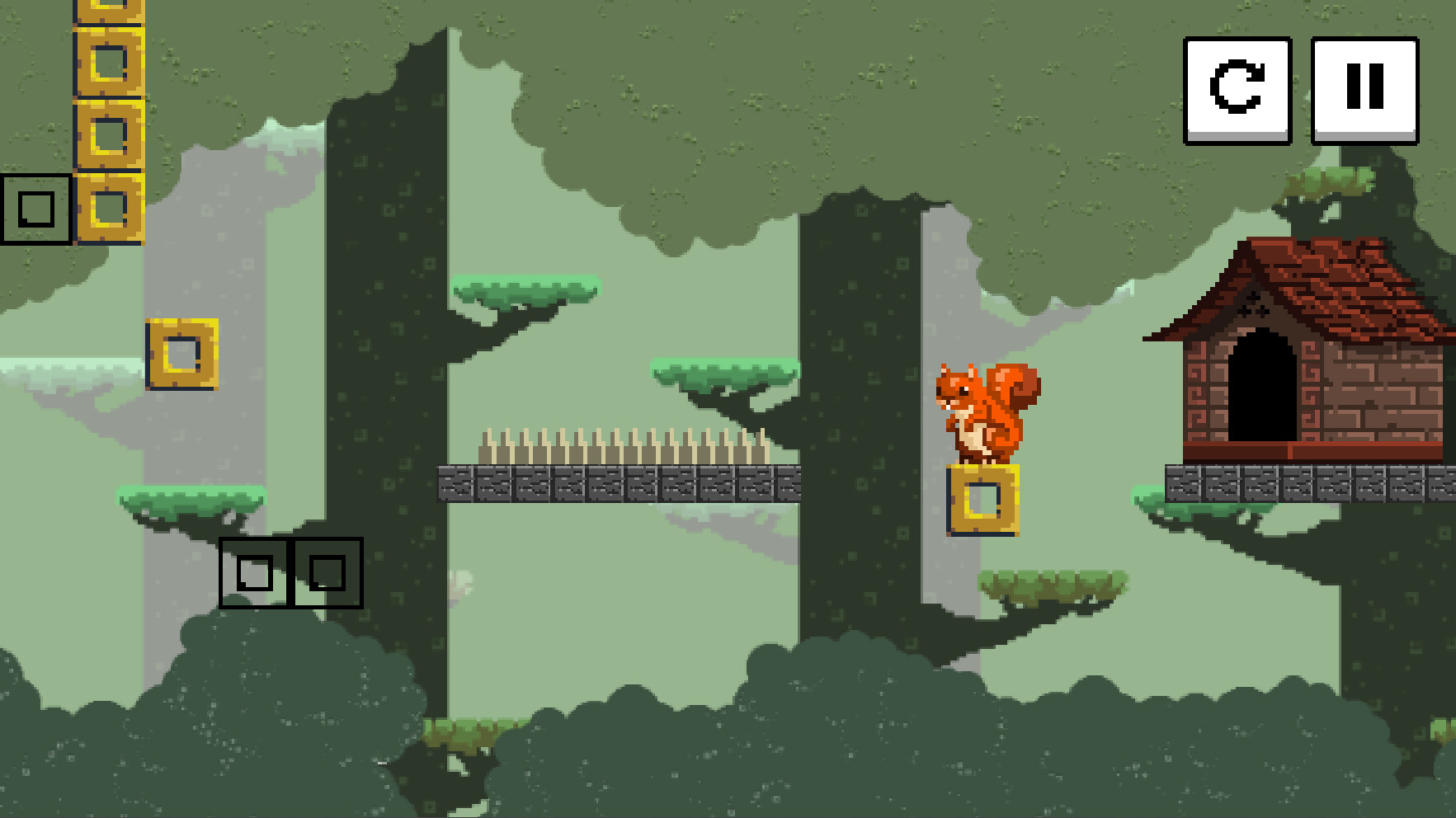 Squirrel Jump: Forest Pathway