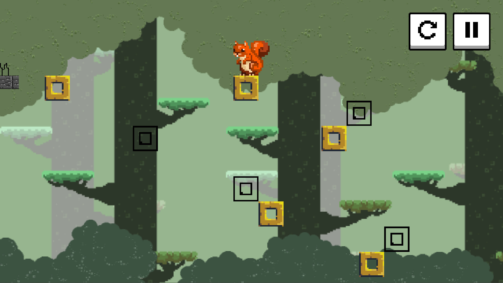 Squirrel Jump: Forest Pathway