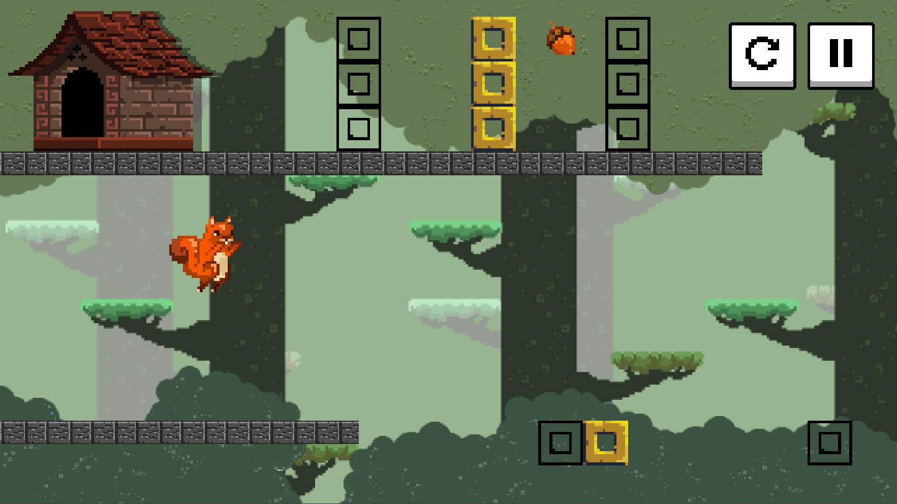 Squirrel Jump: Forest Pathway