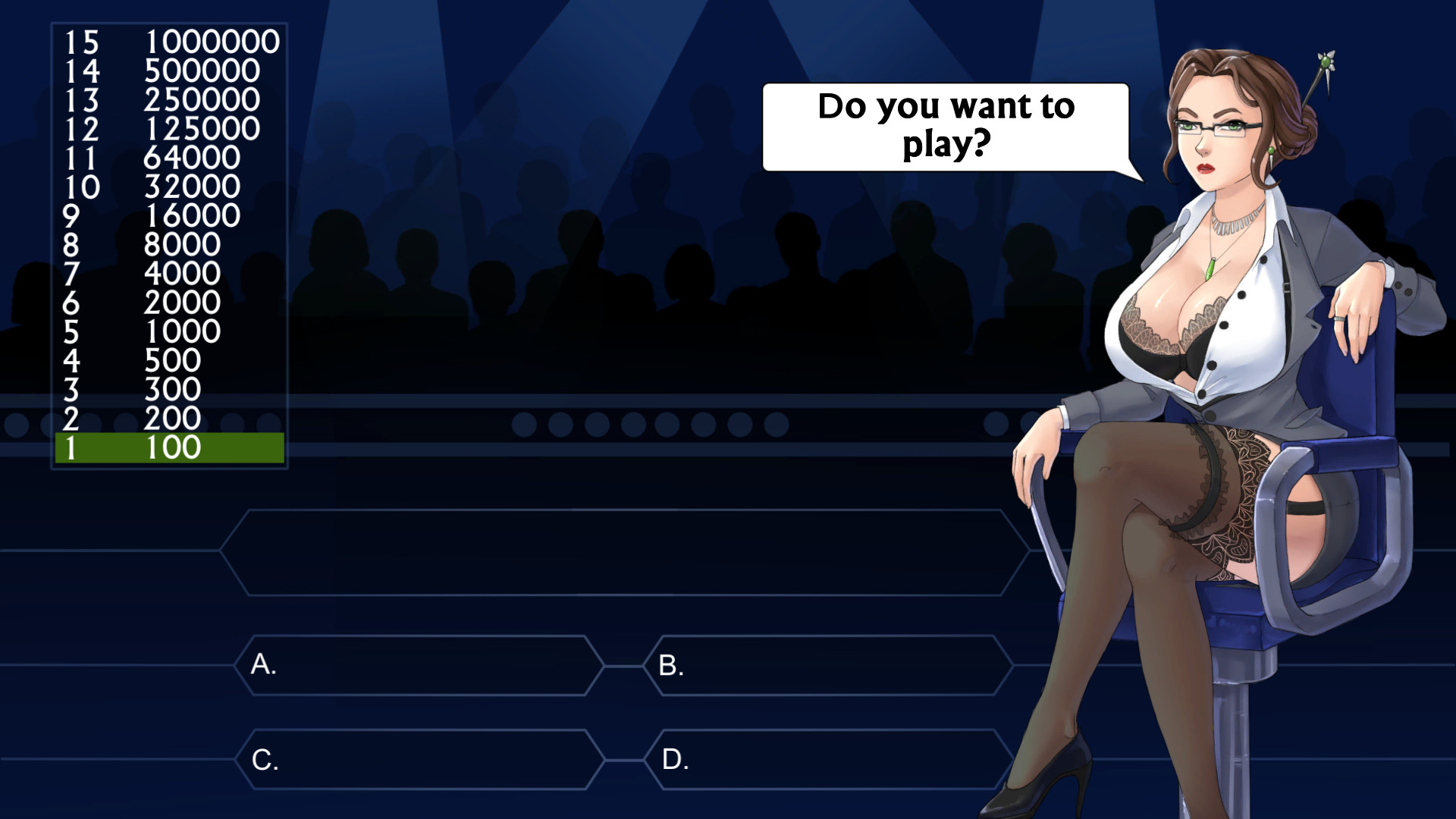 Who wants to strip this babe?: Hentai Teacher