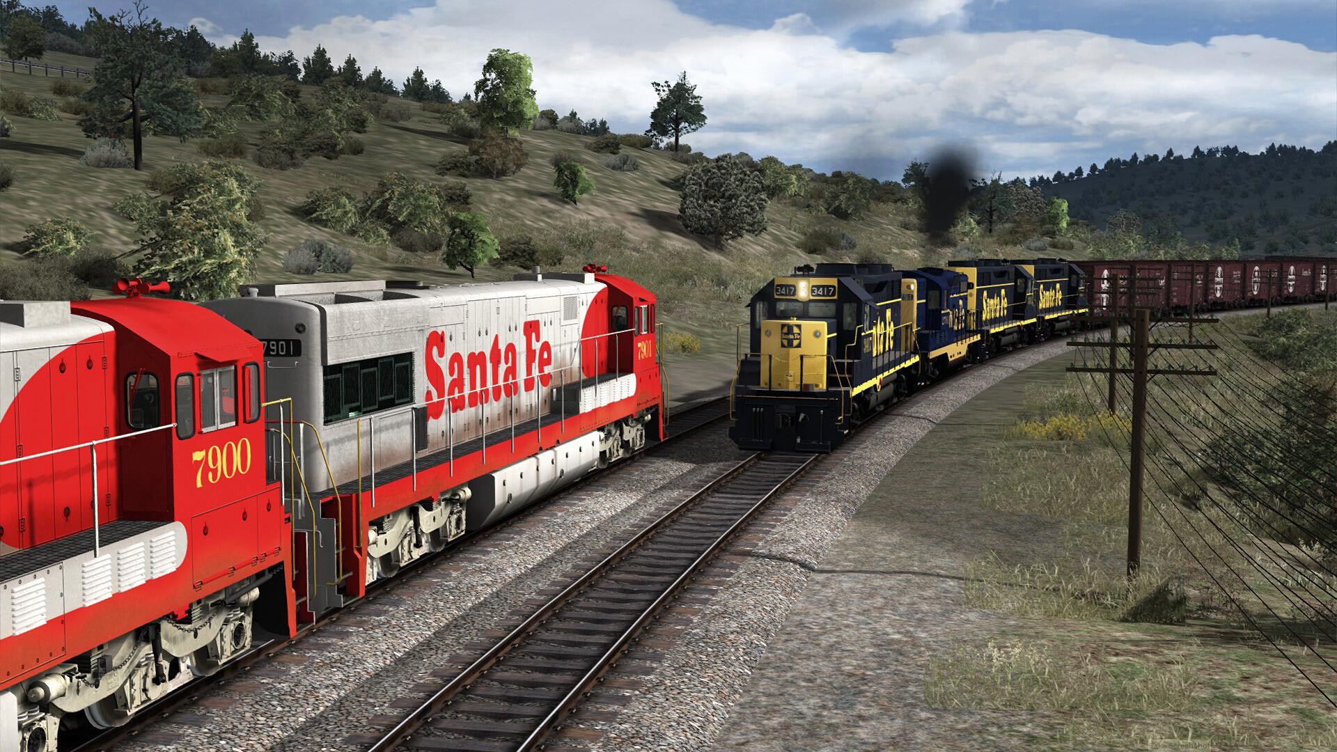 Train Simulator Classic: AT&amp;SF Scenario Pack 01