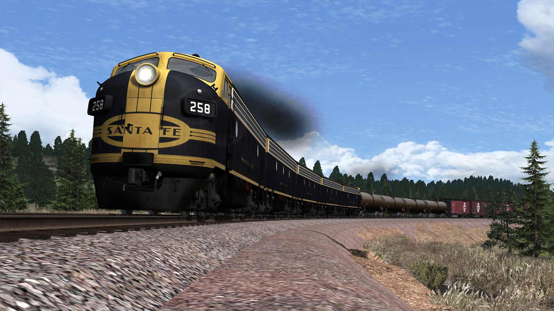 Train Simulator Classic: AT&amp;SF Scenario Pack 01
