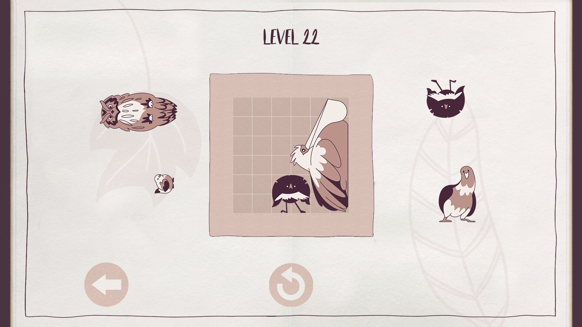 Birds Organized Neatly