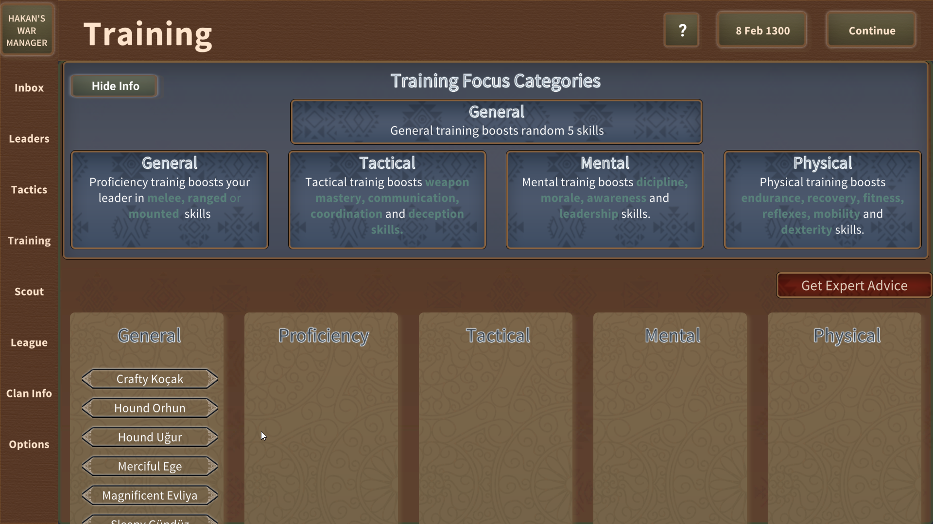 Hakan’s War Manager