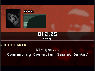 Merry Gear Solid: Secret Santa