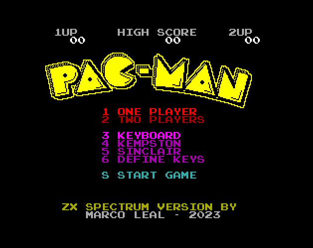 ZX Spectrum Pac-Man Arcade