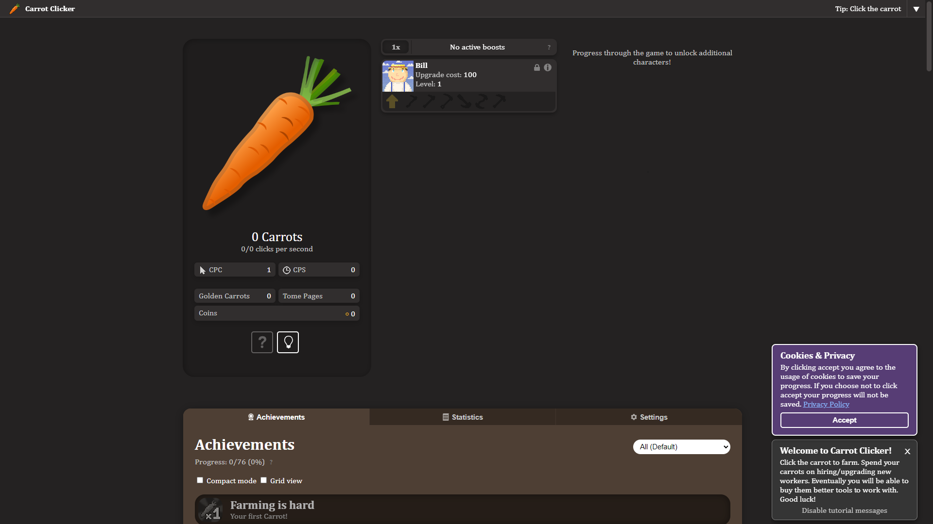 Carrot Clicker
