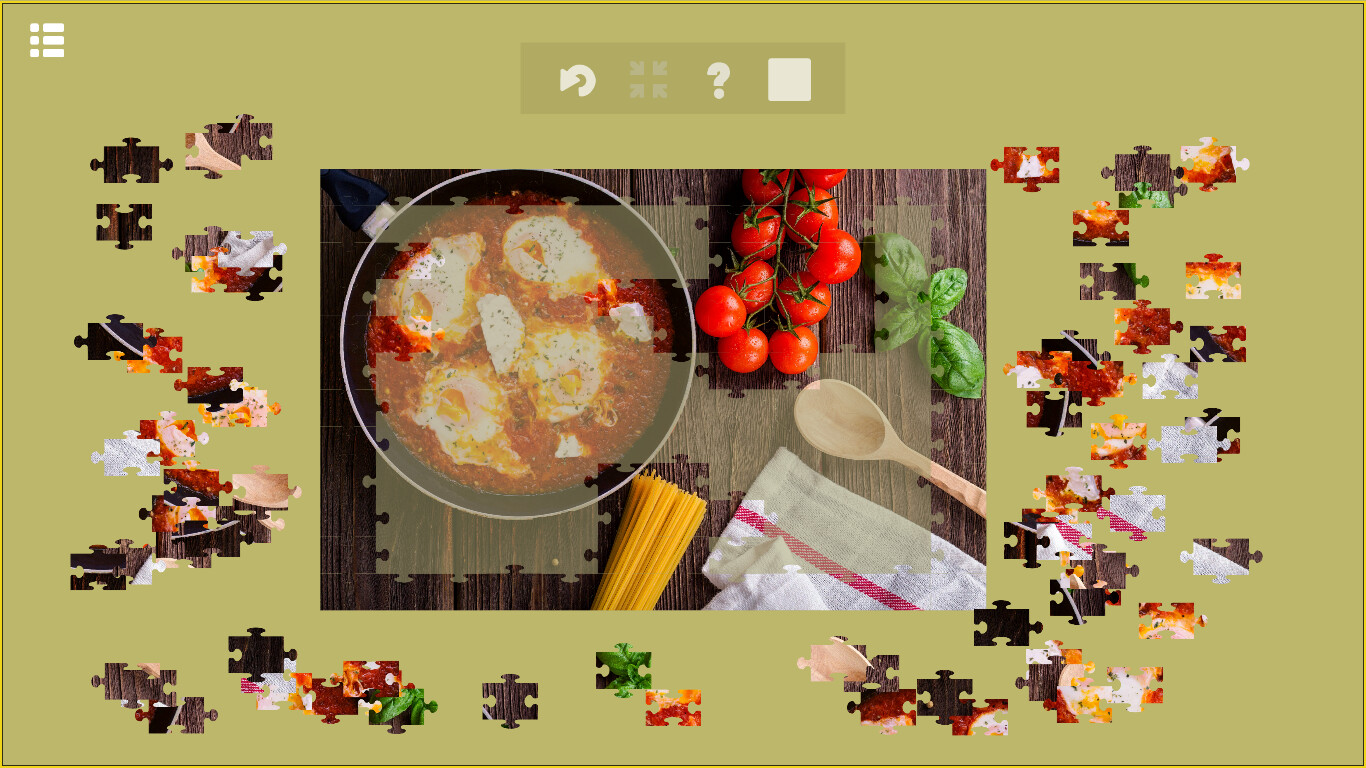 Jigsaw Puzzle: Delicious Foods
