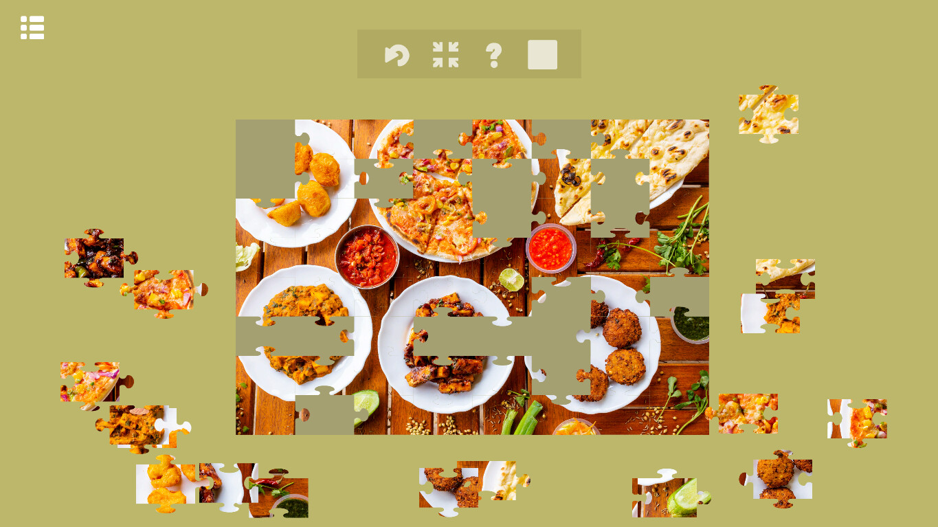 Jigsaw Puzzle: Delicious Foods
