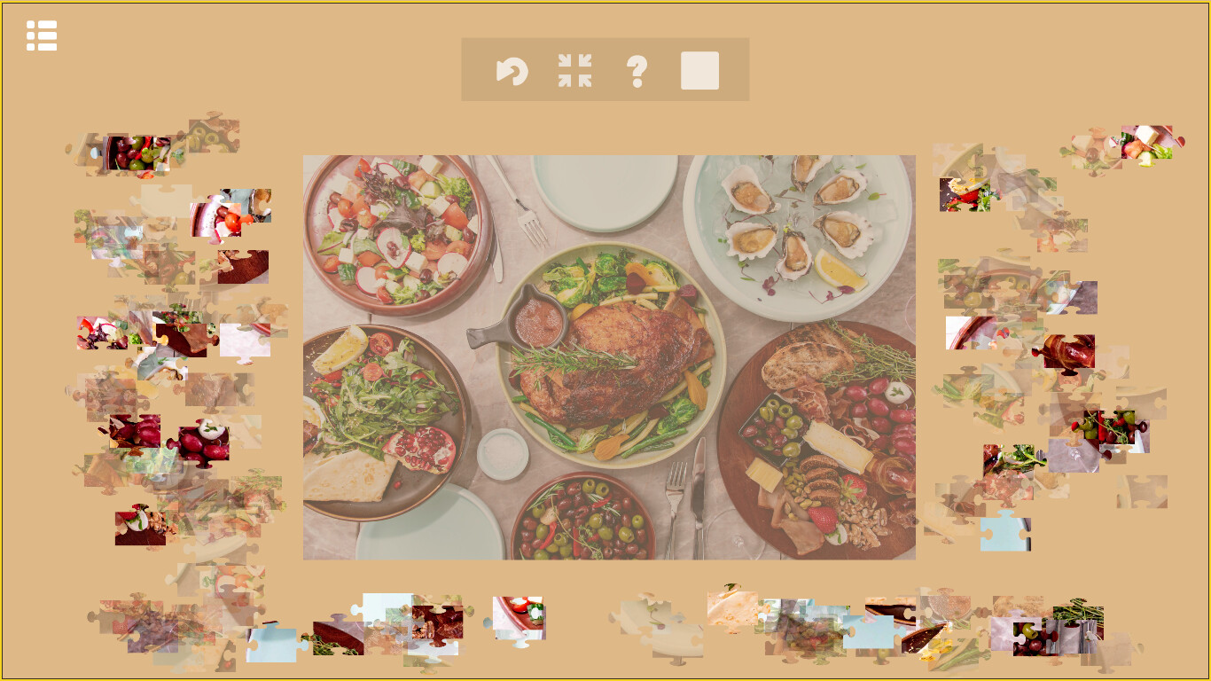 Jigsaw Puzzle: Delicious Foods