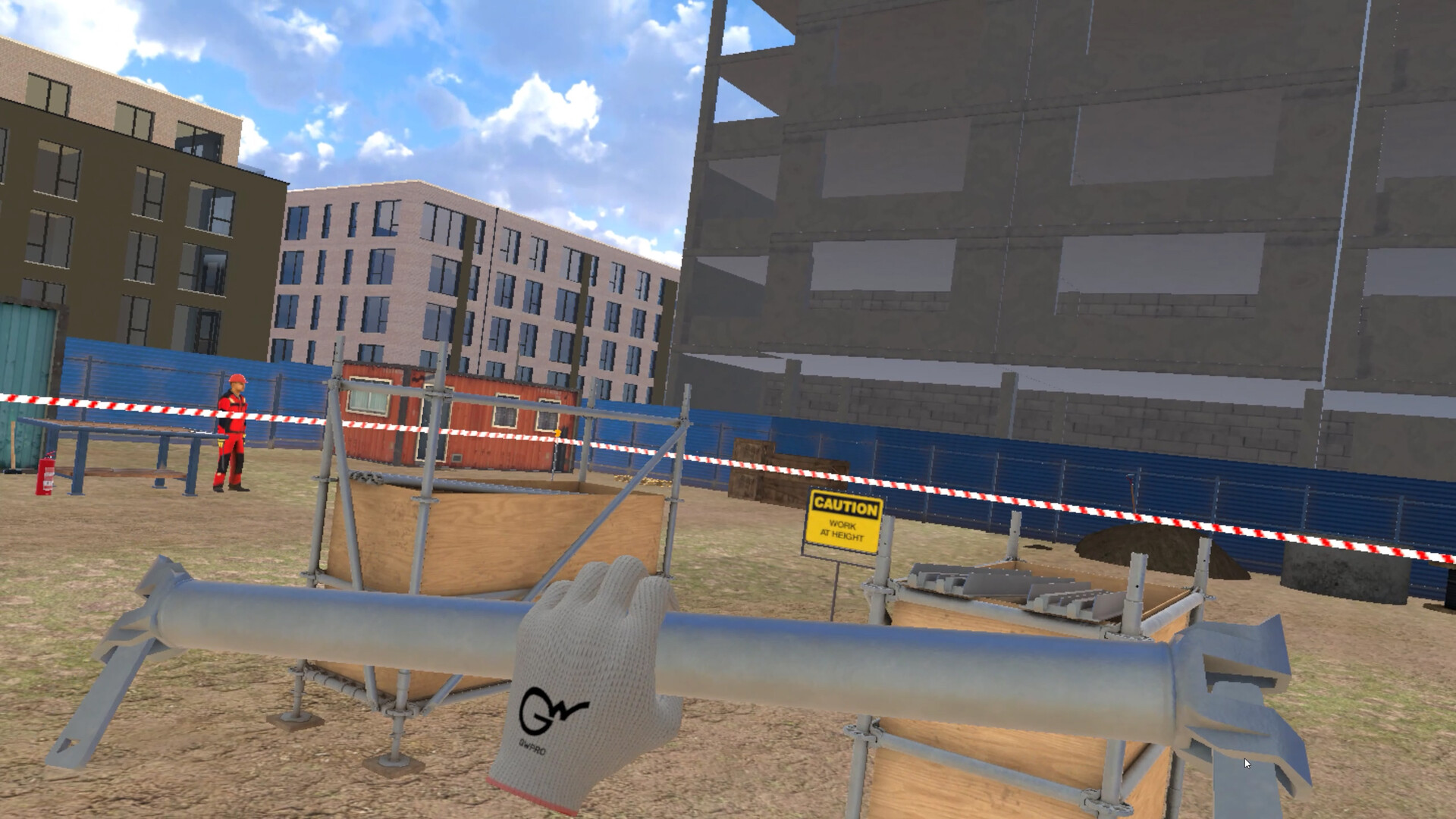 Wedge Lock Scaffolding VR Training