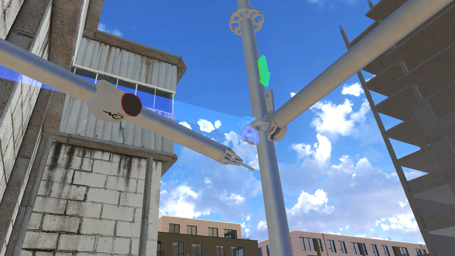 Wedge Lock Scaffolding VR Training