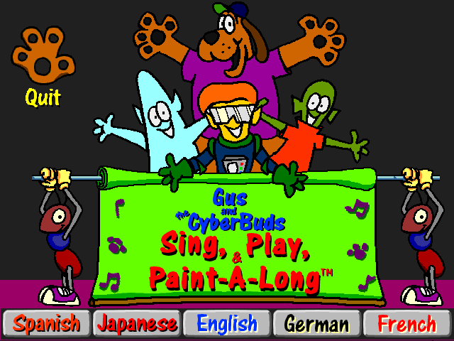 Gus and the Cyberbuds: Sing, Play &amp; Paint-A-Long