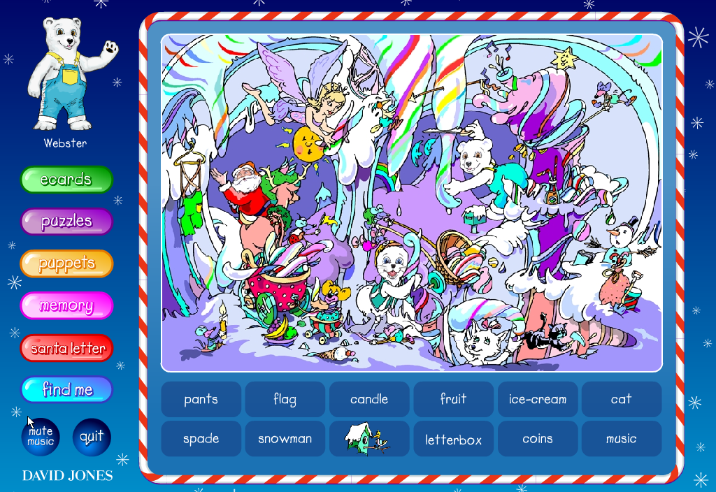 David Jones: Merry Christmas CD-ROM