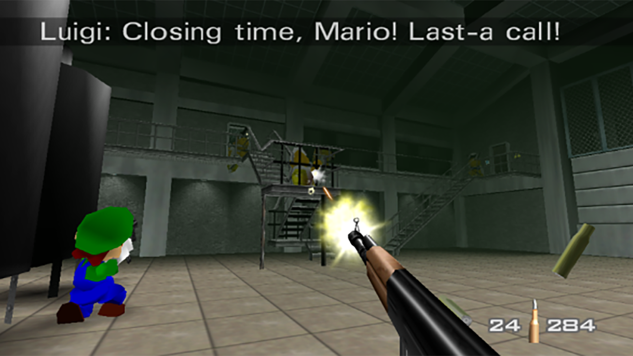 GoldenEye With Mario Characters