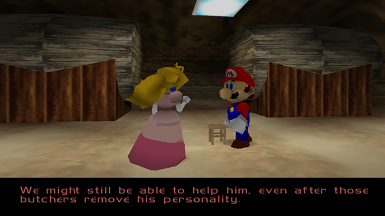 Perfect Dark With Mario Characters