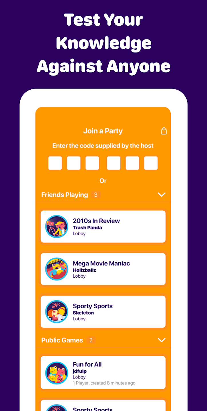 Sporcle Party