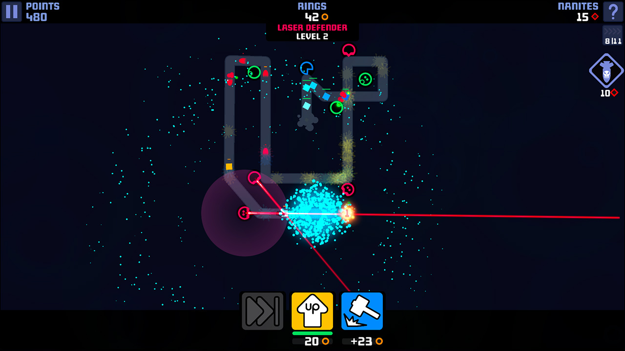 Colony Defense: The Ultimate Minimalist Tower Base Defense Game