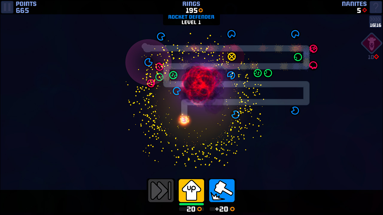 Colony Defense: The Ultimate Minimalist Tower Base Defense Game