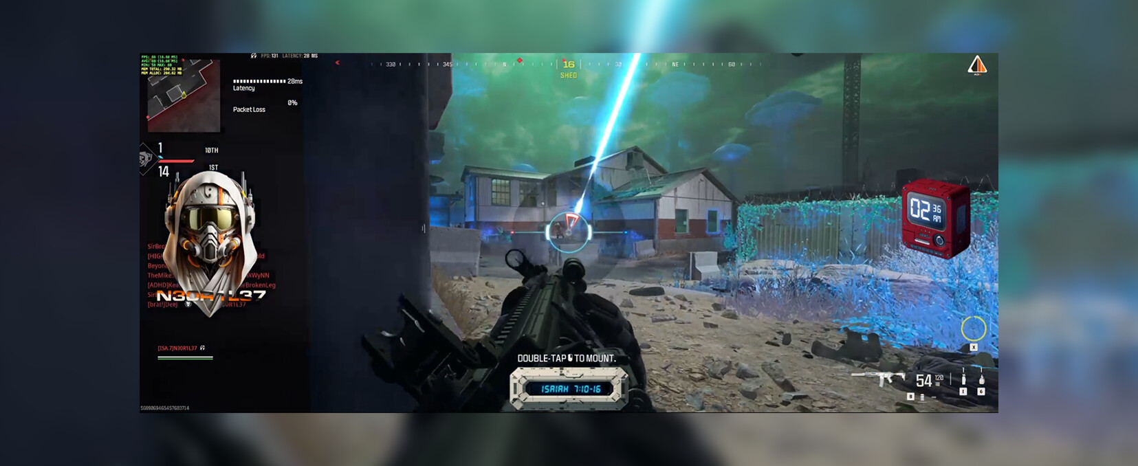 Aim Down Screen