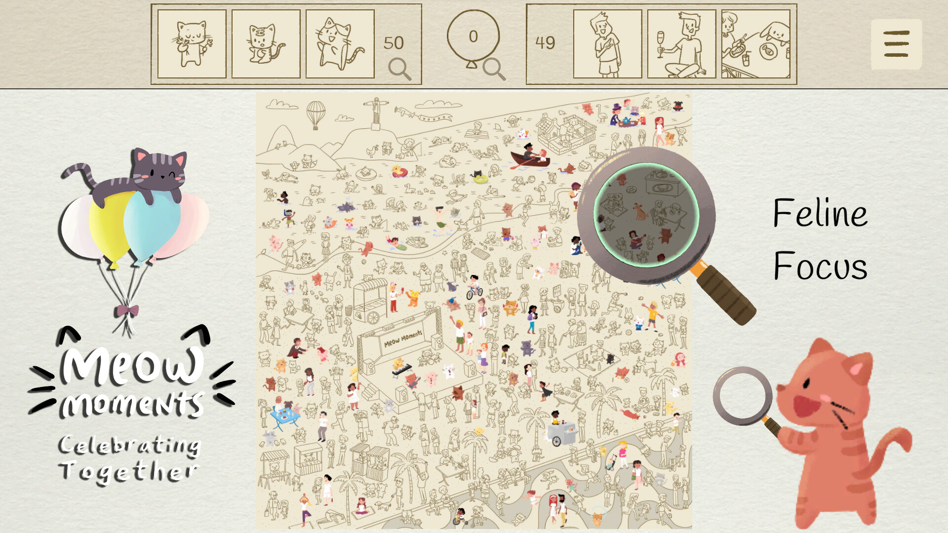 Meow Moments: Celebrating Together