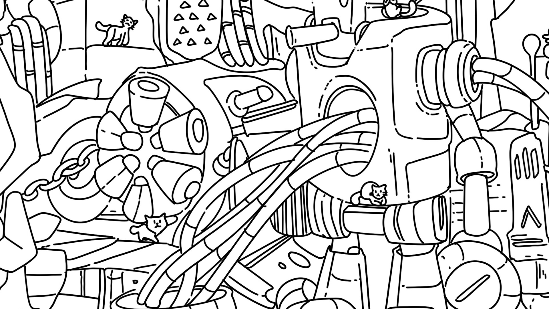 100 Robo Cats