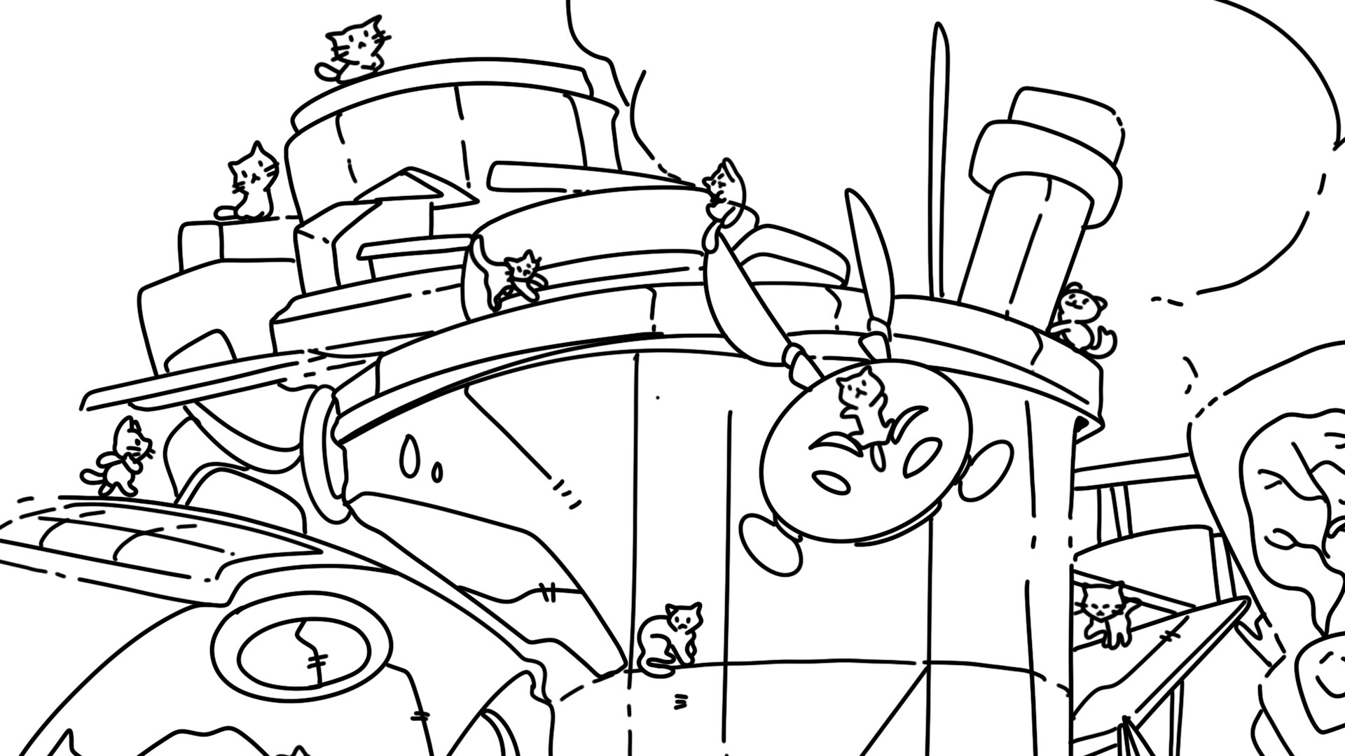 100 Robo Cats
