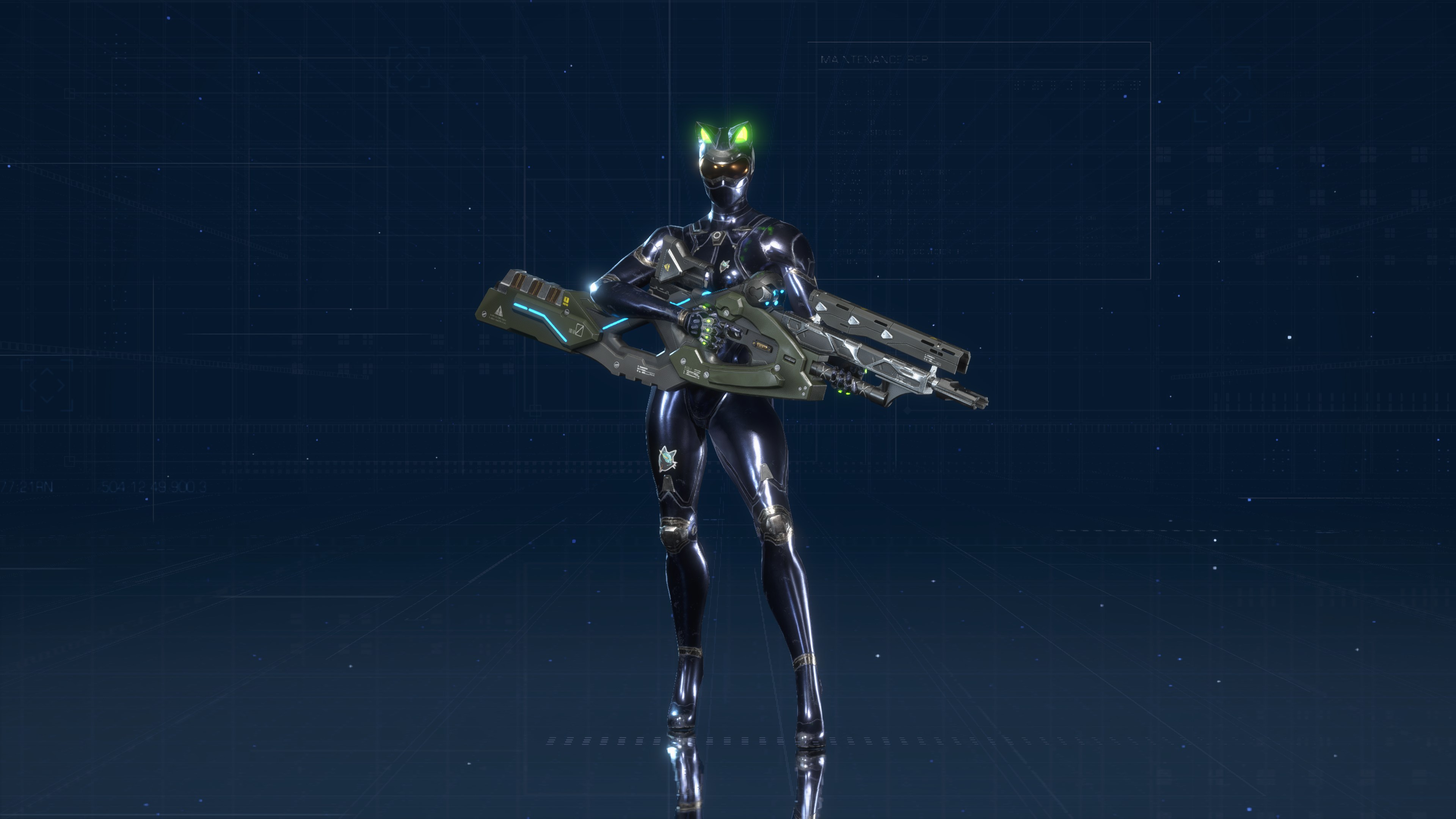 Exoprimal: Vigilant Metallic Cat Set