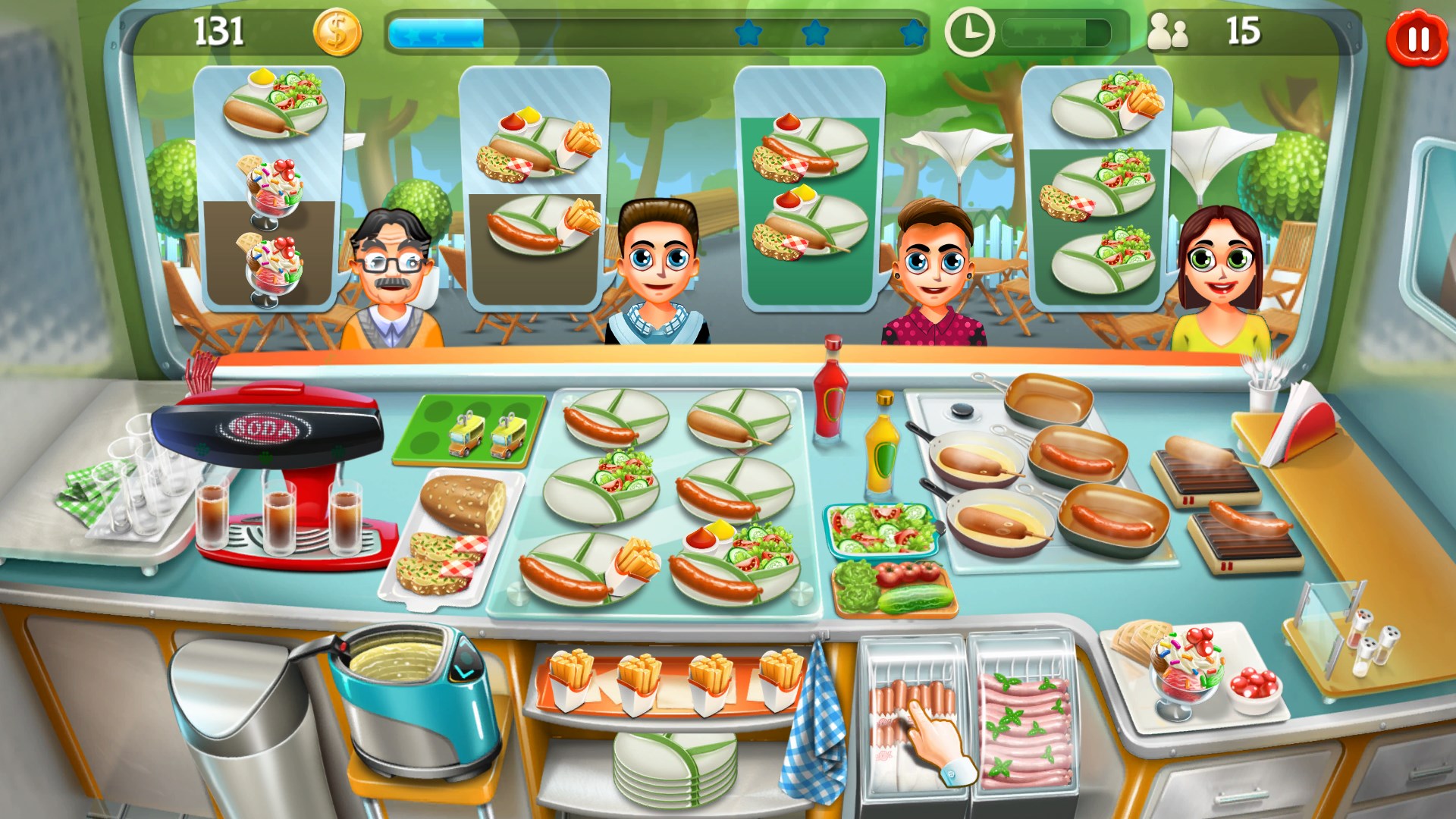 Food Truck Tycoon + Burger Chef Tycoon + Sweet Bakery Tycoon