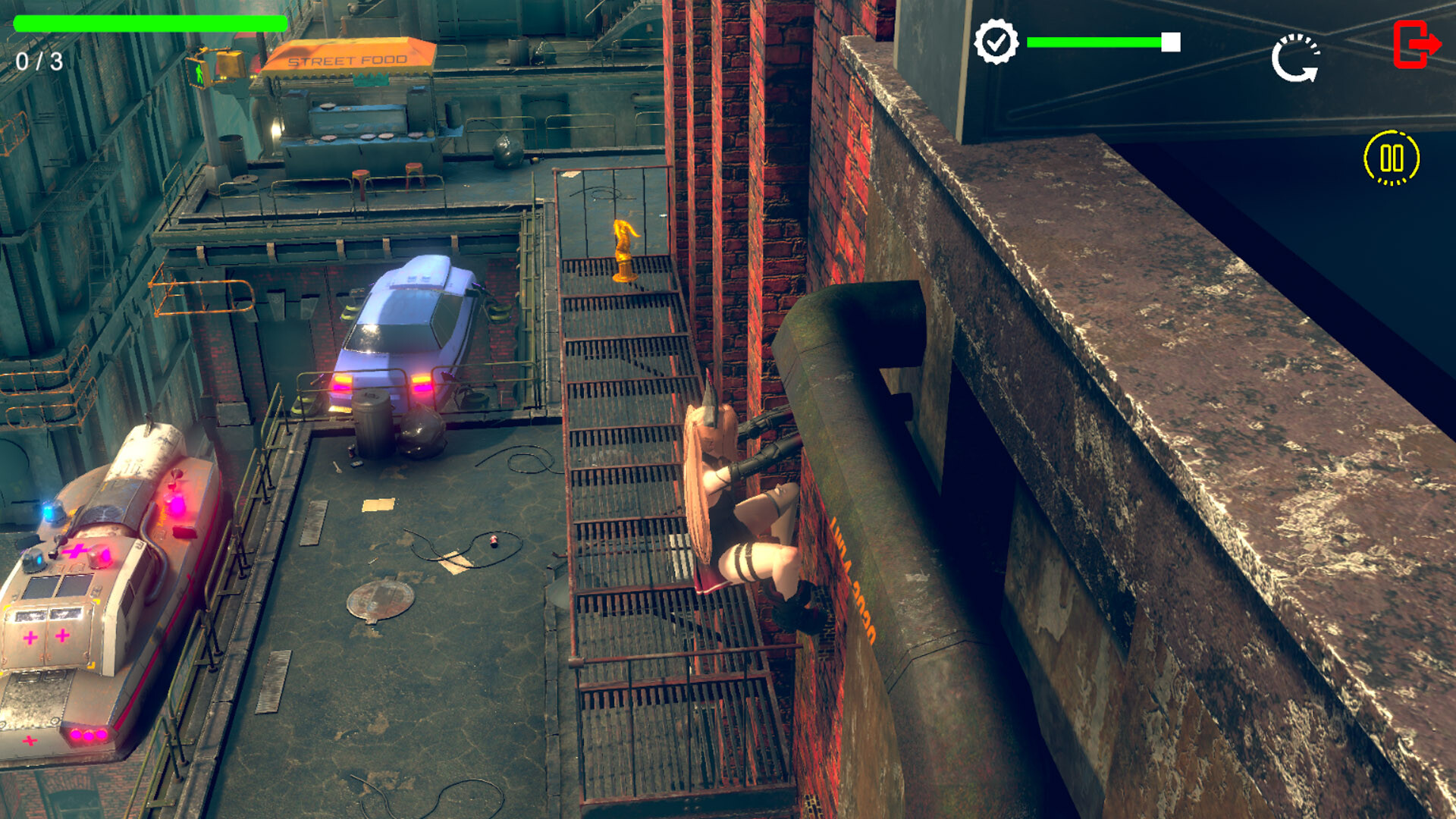 Climb Challenge: Find Items Cyberpunk