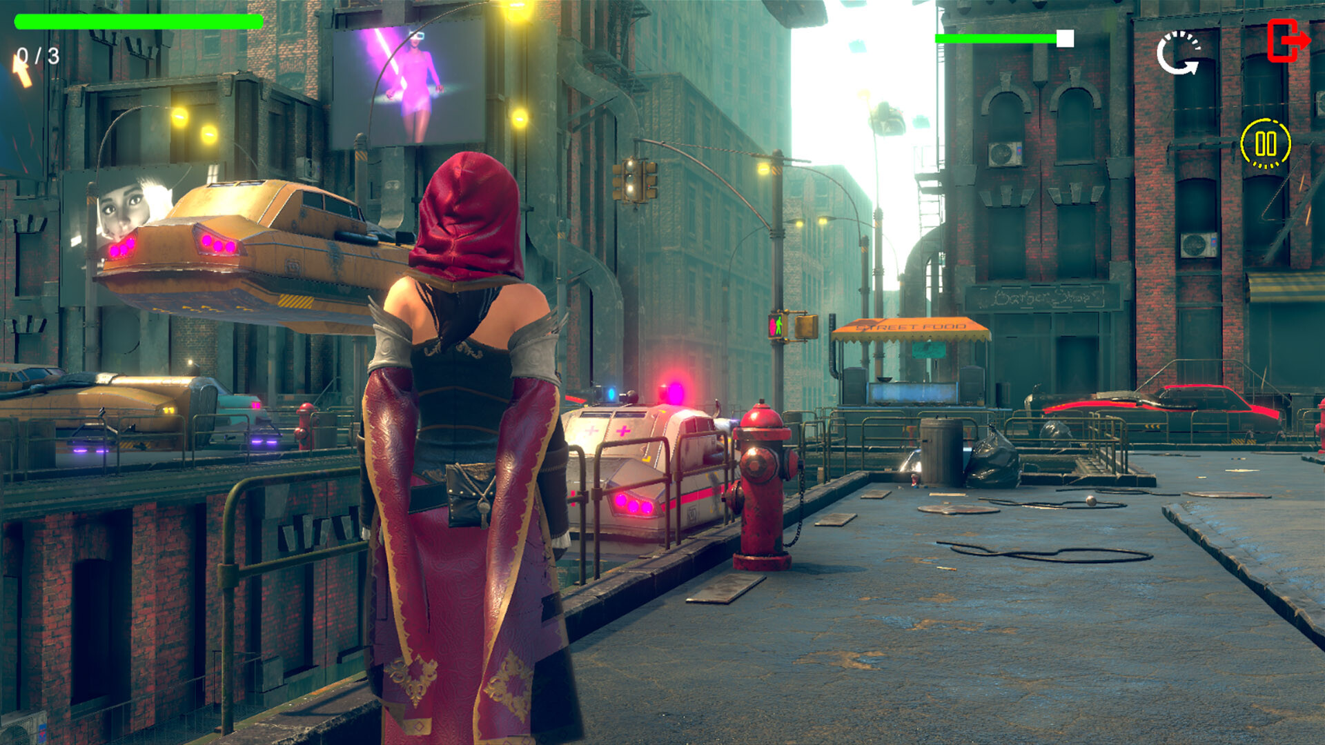 Climb Challenge: Find Items Cyberpunk