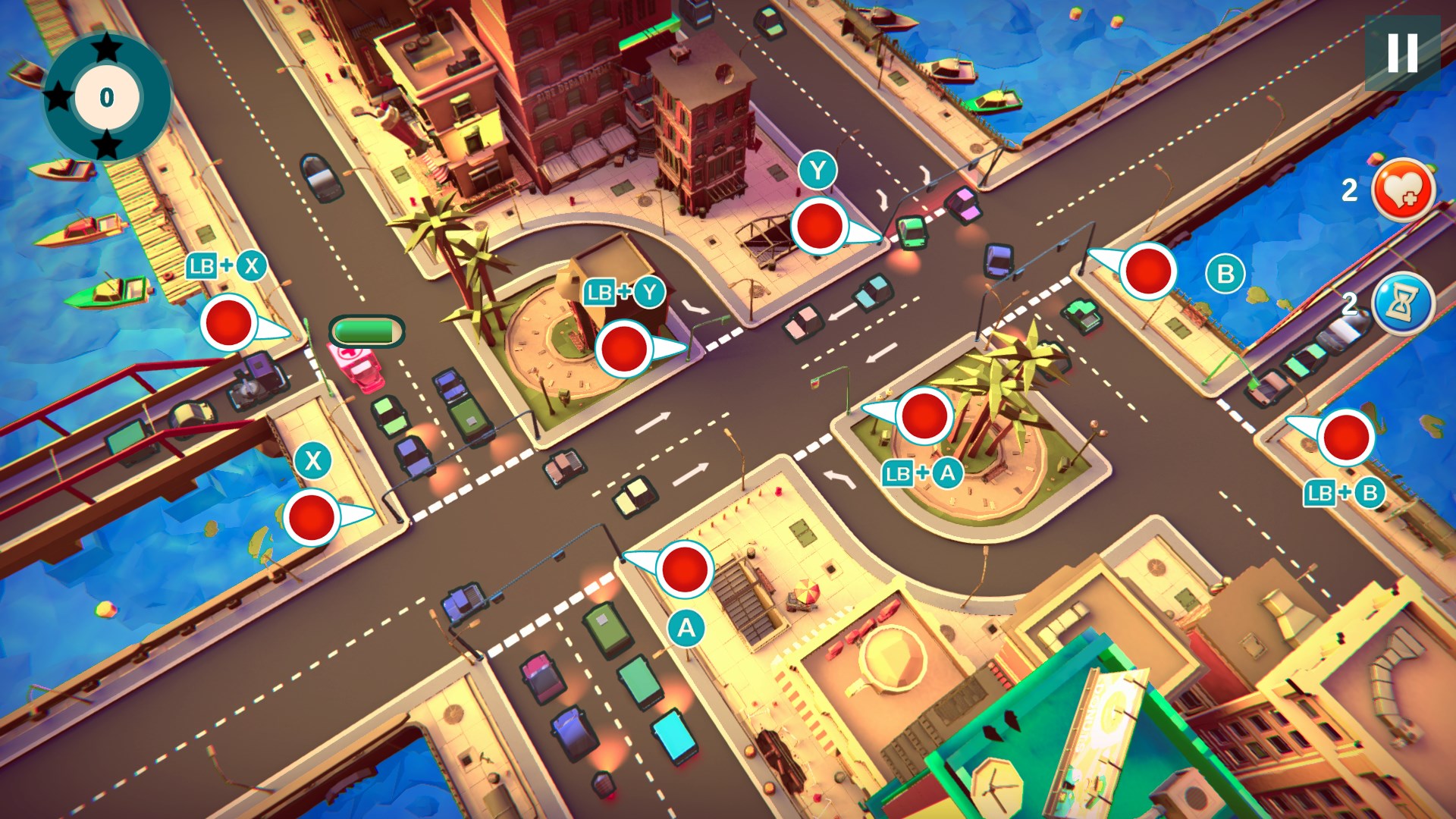 Moto Rush GT + Urban Flow + Train Traffic Manager