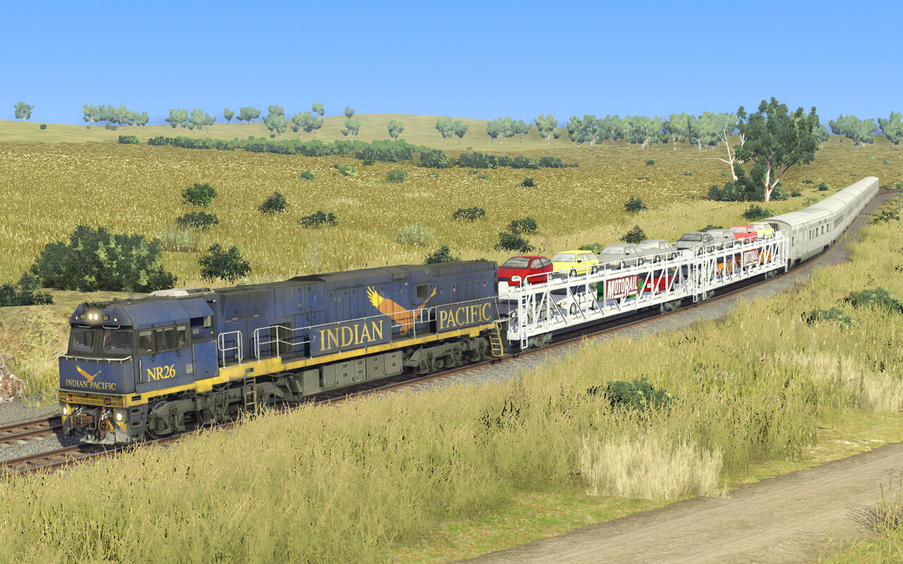Trainz Railroad Simulator 2022: NR Class Locomotive – JBR Indian Pacific Pack