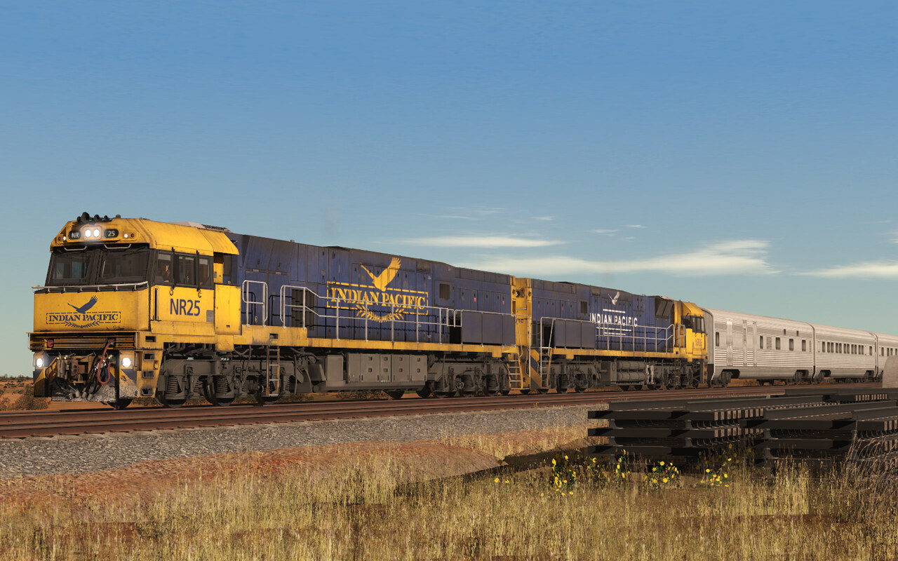 Trainz Railroad Simulator 2022: NR Class Locomotive – JBR Indian Pacific Pack
