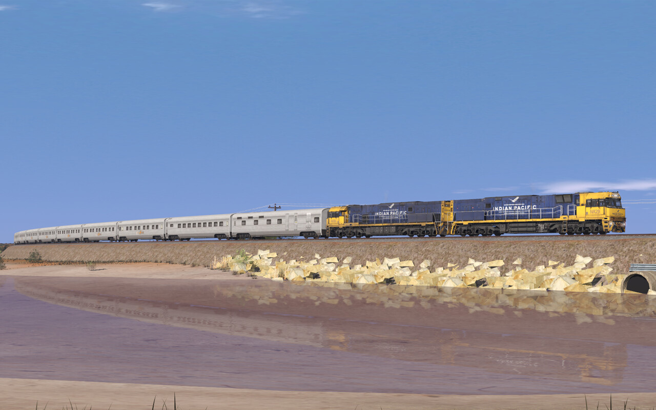 Trainz Railroad Simulator 2022: NR Class Locomotive – JBR Indian Pacific Pack