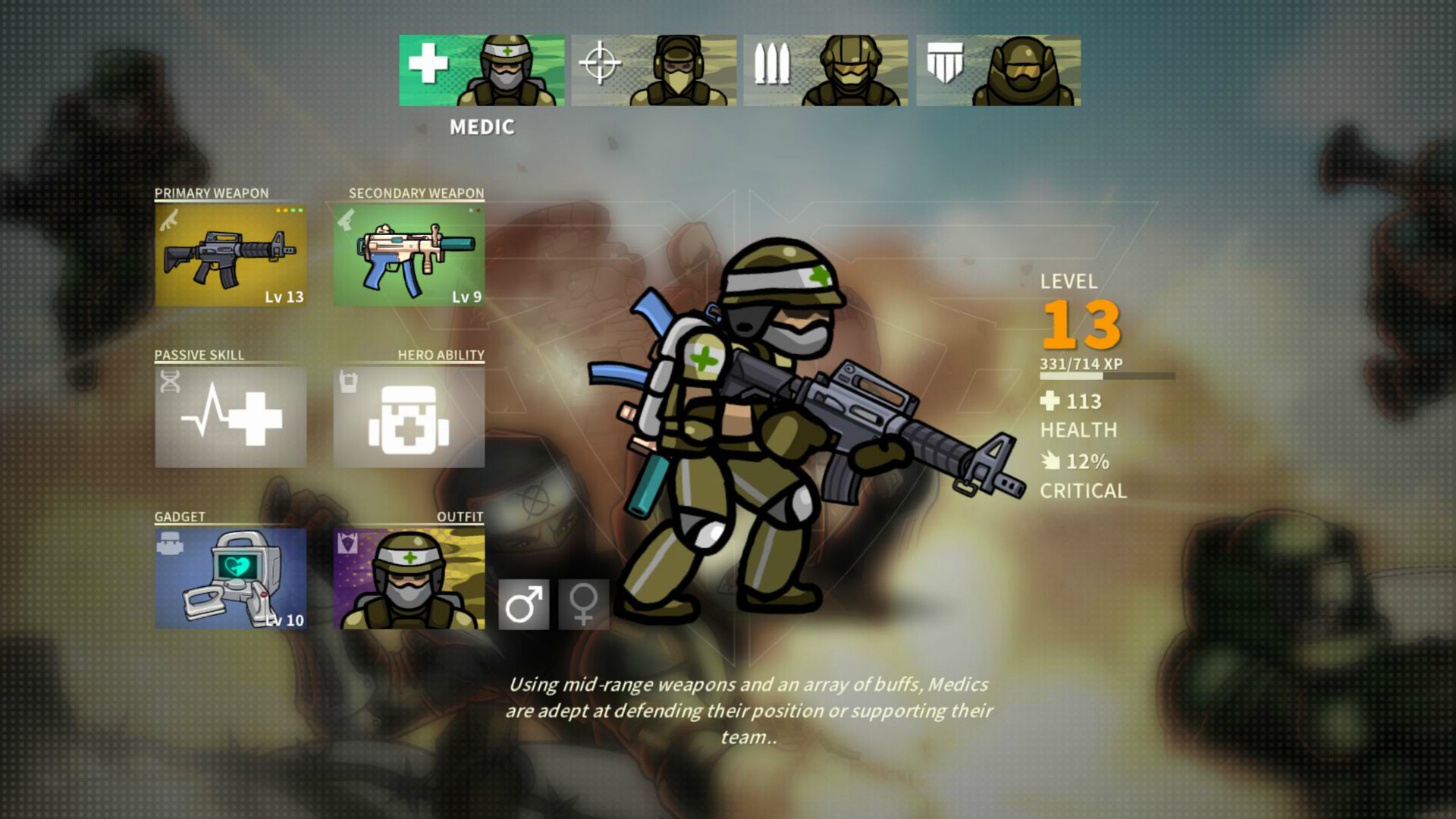 Strike Force Heroes: Original Flash Outfits